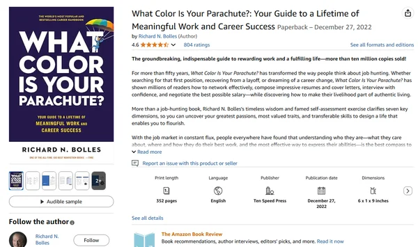 What Color Is Your Parachute? by Richard N. Bolles